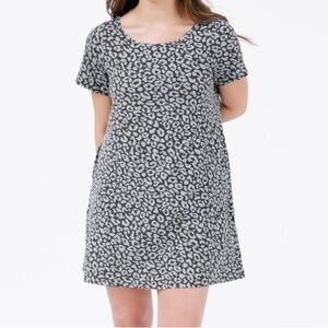 Smash and Tess Cleo mini dress leopard print L
